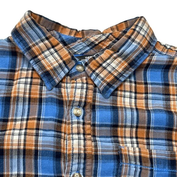 The North Face Button Up Shirt Men Medium Bagley Plaid Short Sleeve‎ Gorpcore - Picture 2 of 6